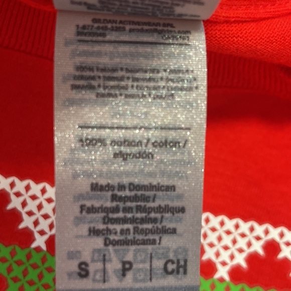 Gildan Hawaiian Mele Kaliki Maka Merry Christmas T-shirt Size Small NEW - Picture 5 of 7